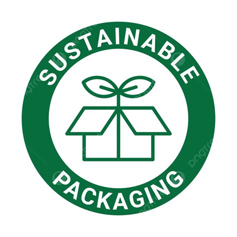 Sustainable Packaging Badge, Sustainable Packaging, Sustainable, Green PNG and Vector with ...