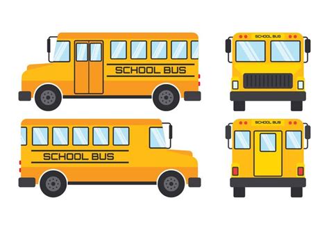 School Bus Vector 229514 Vector Art at Vecteezy