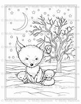 Winter Animals Coloring Pages sketch template