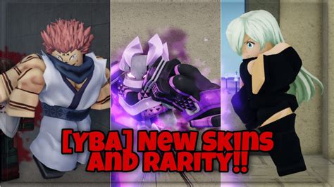 [YBA] All New Skins and Rarity Update V 1.3!!! - YouTube