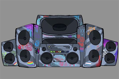 Draw my friend FNF boombox but I made it HD by FunTimeChell on DeviantArt