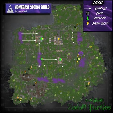 Stonewood Storm Defense Spawn Map : FORTnITE