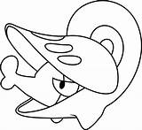 Shelmet Pokemon Coloring Page  Free Printable Pages For Kids sketch template