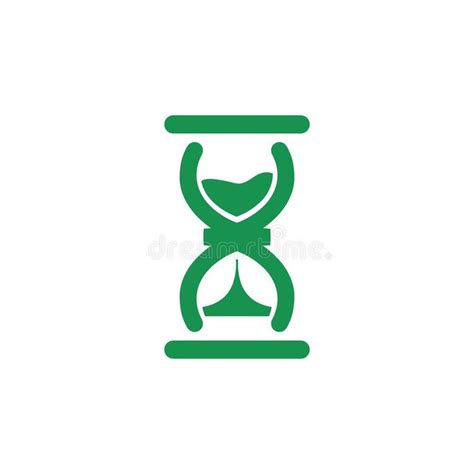 Hourglass Symbol Vector Illustration