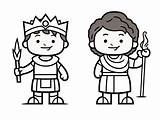 Easy Joseph And Potiphar Coloring  Coloring Page sketch template