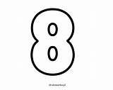 Number Coloring Book  8 To Print And Online sketch template