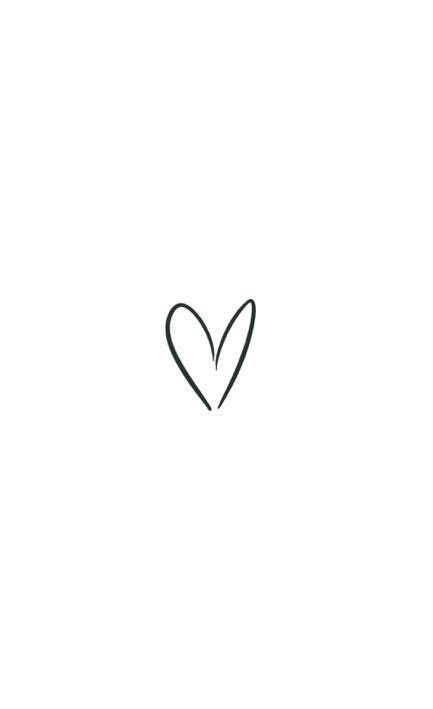 Heart wallpaper iPhone phone aesthetic white simple | Heart wallpaper, White wallpaper for ...