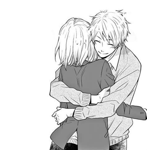 anime couple hug from behind - jeffvandrewwife