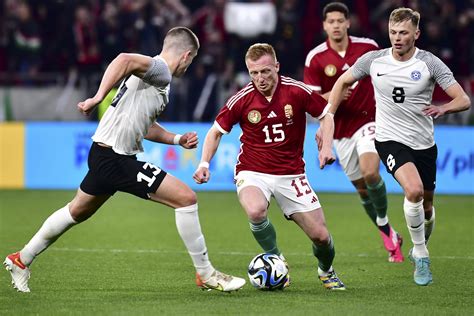 Hungarian Victory in Friendly Football Match against Estonia