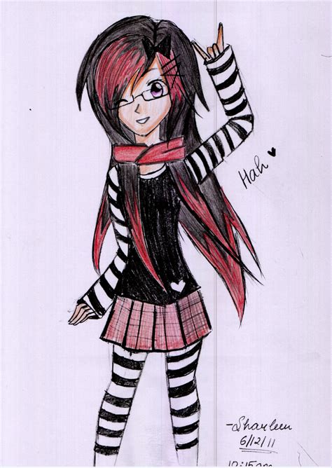 emo anime with glasses by Sharleen018 on DeviantArt