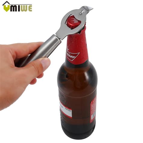 Stainless Steel Beer Opener Bar Tool Glass Soda Bottle Cap Openers ...