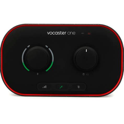 🧇 Focusrite Vocaster One USB-C Interfaz de Audio para Podcasts - Audio ...