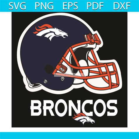 Logo Denver Broncos Helmet Svg, Sport Svg, Helmet Svg, Denve - Inspire ...