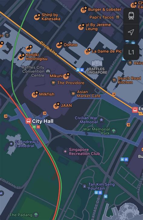 underground station outlines appears in Singapore : r/applemaps