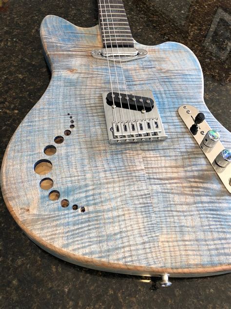 Pacific Blue Offset T Handmade Electric Guitarmake to Order - Etsy