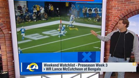 Los Angeles Rams wide receiver Lance McCutcheon player to watch ...