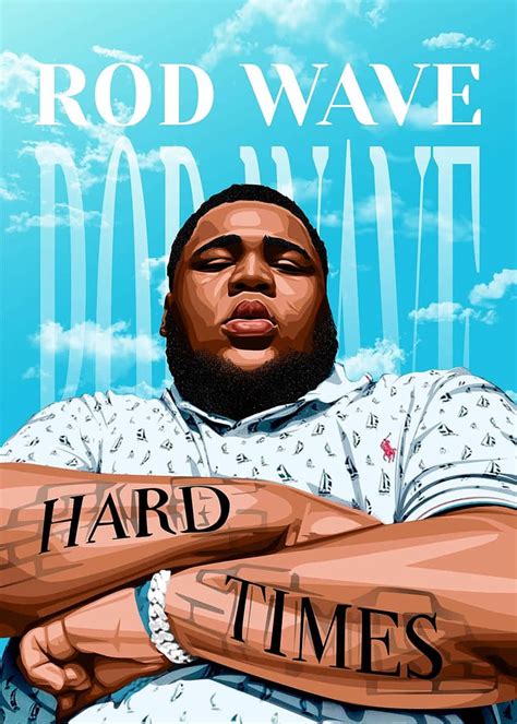 Download Rod Wave Hard Times Artwork Wallpaper | Wallpapers.com