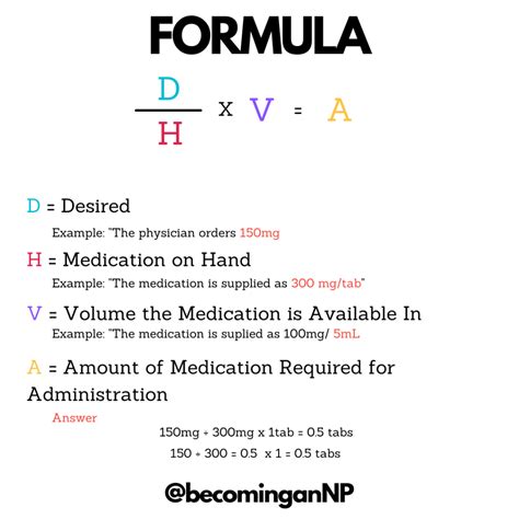 Dosage Calculation Cheat Sheet – VantheNP | Nursing school studying cheat sheets, Medical school ...