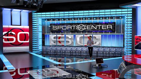 ESPN Sportcenter Studio - 3D Model by EA09studio