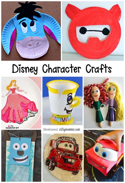 Disney crafts To Make - Disney Character Crafts made with items found ...