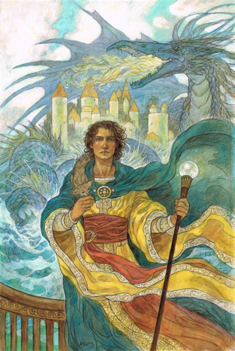 A Wizard of Earthsea. Image by Rebecca Guay High Fantasy, Fantasy World, A Wizard Of Earthsea ...