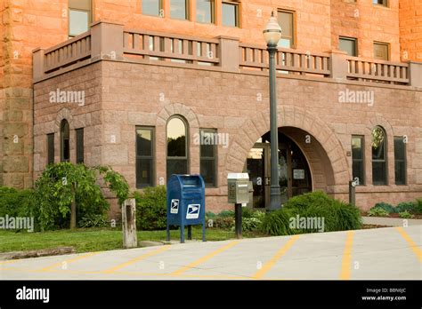 Rear (east) entrance, Clinton County Courthouse, Clinton IA Stock Photo ...