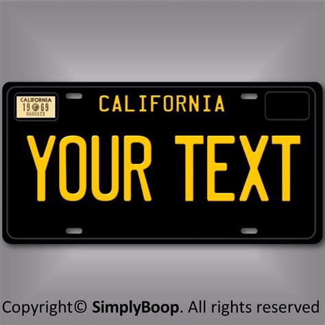 Custom Plates For California at Helen McDaniel blog