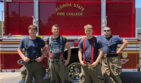 Escambia Volunteer Firefighters Train At Florida State Fire College : NorthEscambia.com