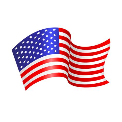 Wavy American Flag Background Illustrations, Royalty-Free Vector ...