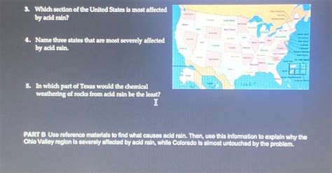 Solved 1. In which state would chemical weathering resulting | Chegg.com