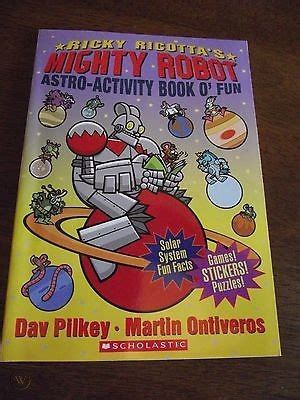 Ricky Ricotta's Mighty Robot, Dav Pilkey *8* book lot - inc Activity ...