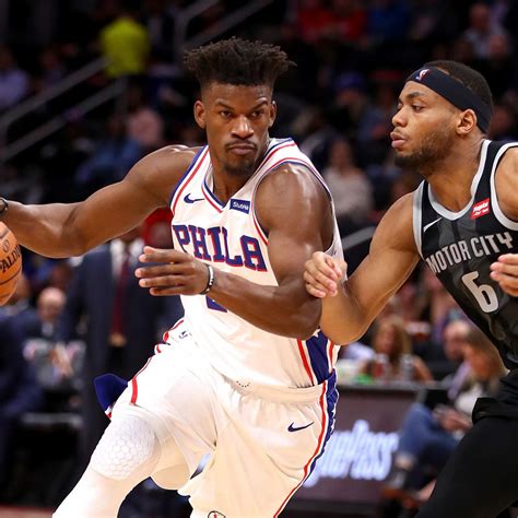 Highlights: Watch Jimmy Butler Drop 38 as 76ers Beat Pistons Without Joel Embiid | News, Scores ...