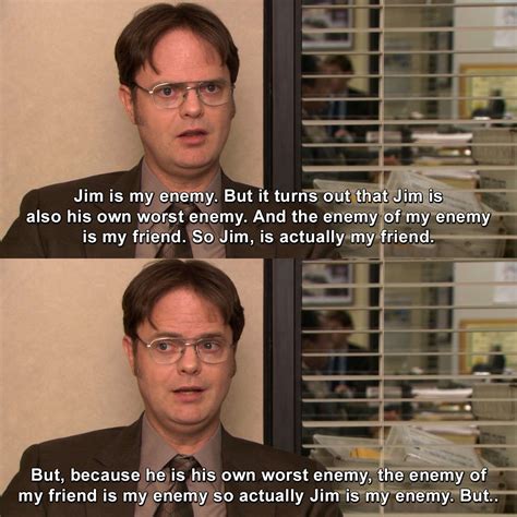 Dwight Schrute Idiot Quote : The Office TV Show Dwight Schrute Idiot ...