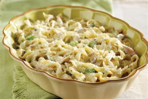 Tuna Noodle & Mushroom Casserole Recipe | Campbell's Kitchen Creamy Chicken And Noodles, Chicken ...