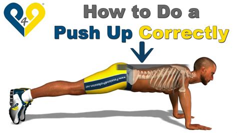 How to Do a Push Up Correctly - YouTube