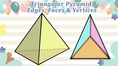 Triangular Pyramid Faces Edges Vertices