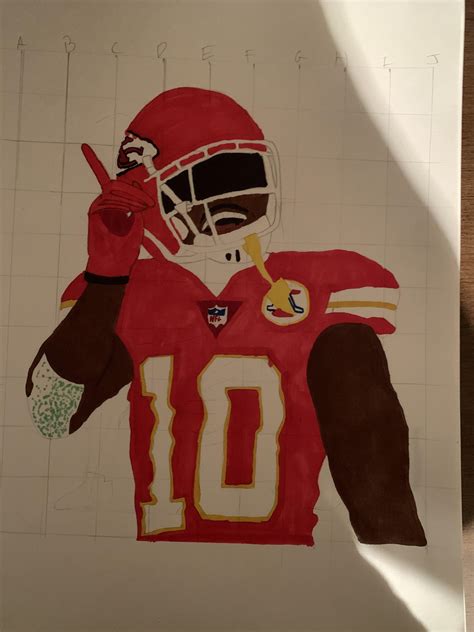 Drawing of tyreek hill : r/drawing