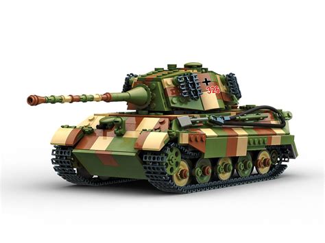 WW2 King Tiger (Tiger II) Lego compatible building kit