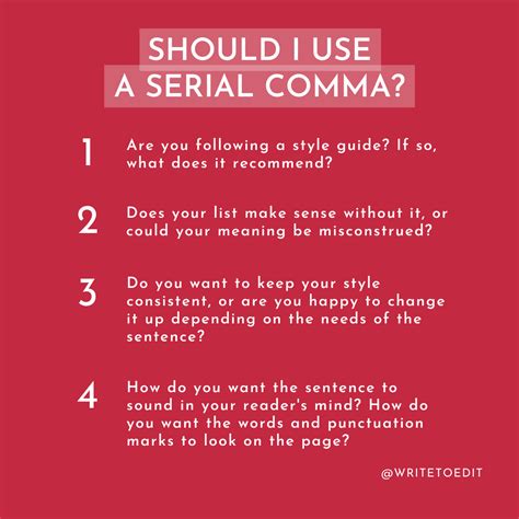 Settling the Oxford Comma Debate, Once and For All… | by Amelia Zimmerman | Write to Edit | Medium