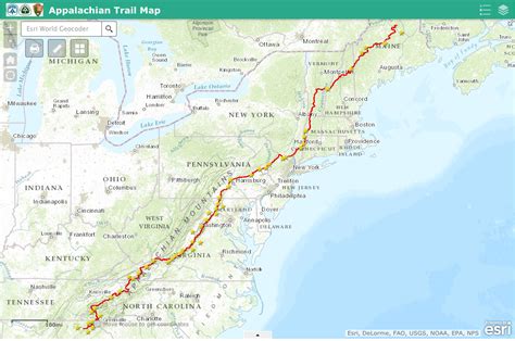 Appalachian Trail Map | Appalachian trail map, Trail maps, Appalachian trail