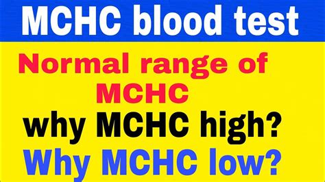 low and high mchc in blood/mchc normal range/mchc calculation/cause of ...