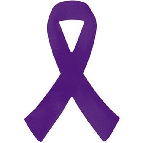 Purple Cancer Ribbon - ClipArt Best