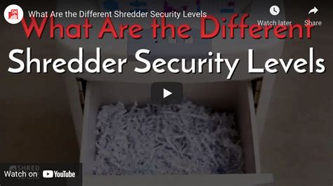 What Are the Different Shredder Security Levels | Shred Nations