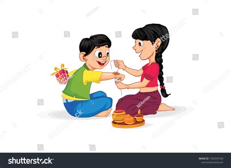 19,897 Brother Sister Celebrating Rakhi Images, Stock Photos & Vectors ...