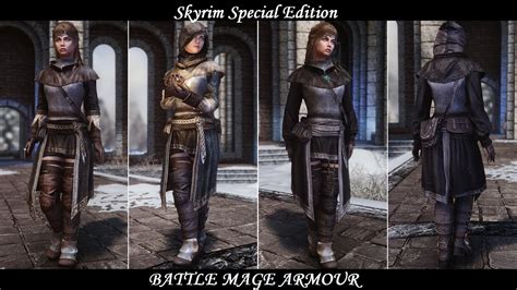 Skyrim SE - Mod: Battle Mage Armour (by Elianora) - YouTube