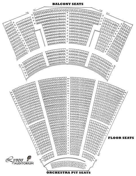 lynn auditorium seating chart