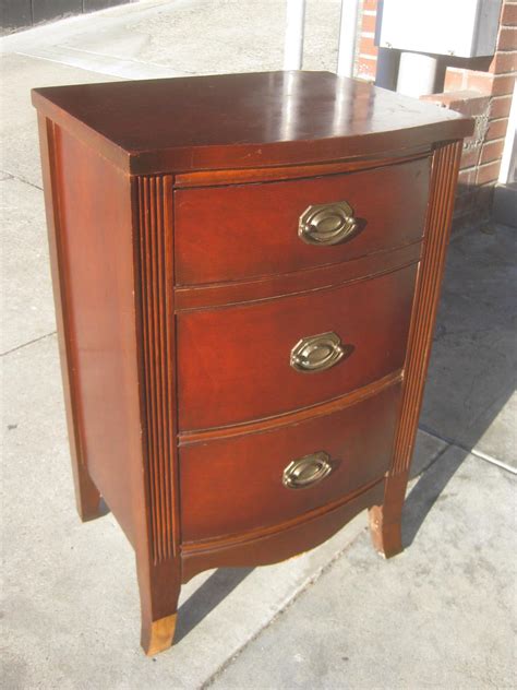 UHURU FURNITURE & COLLECTIBLES: SOLD - Mahogany Night Stand - $45