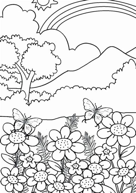 Free & Easy To Print Rainbow Coloring Pages | Coloring pages nature, Coloring pages to print ...