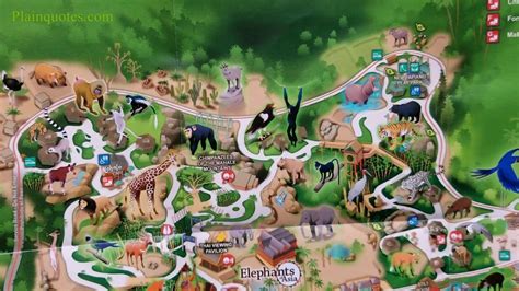 2020 Los Angeles Zoo and Botanical Gardens Map and Guide | Los angeles zoo, Zoo map, Theme park