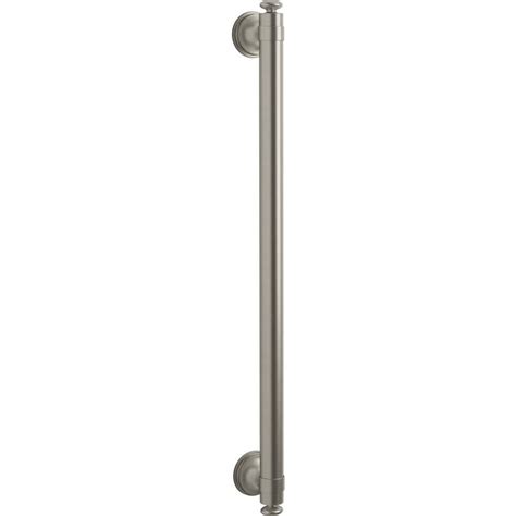 KOHLER Carmichael 24 in. Grab Bar in Vibrant Brushed Nickel K-R27236-BN ...